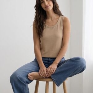 Beige Basic Cotton