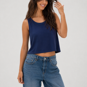 Navy Basic Cotton