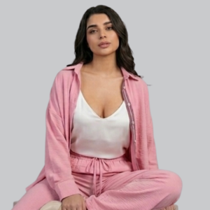 Oversized Linen Suit